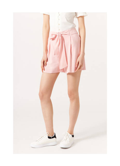 Fustă scurtă bej NAF NAF femeie