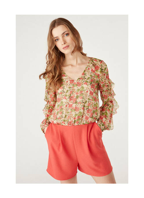 Salopetă scurtă bej NAF NAF femeie