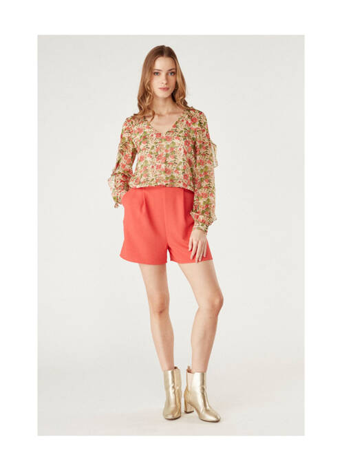 Salopetă scurtă bej NAF NAF femeie