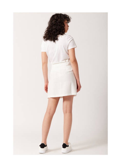 Fustă scurtă bej NAF NAF femeie