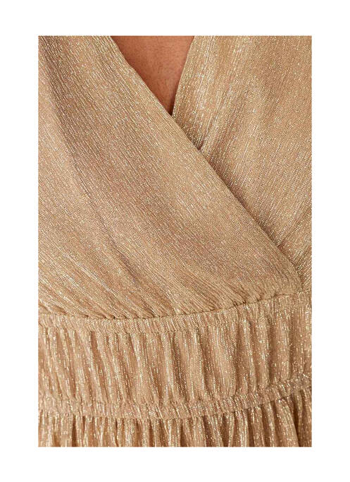 Rochie scurtă auriu NAF NAF femeie