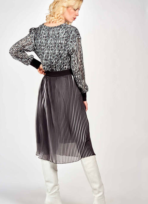 Fustă midi negru BELLITA femeie