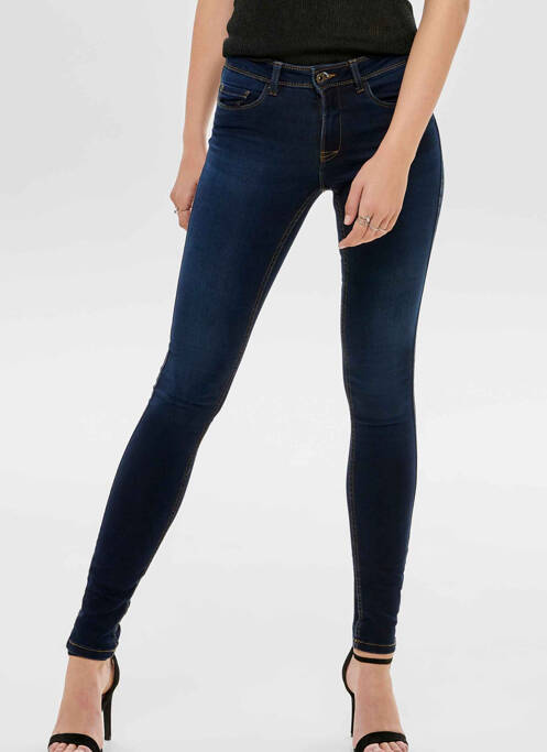 Blugi skinny albastru ONLY femeie