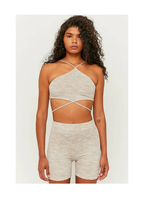 Șort bej TALLY WEIJL femeie