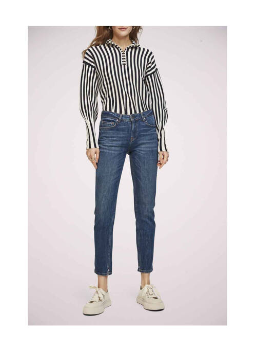 Blugi cu croială slim albastru SCOTCH & SODA femeie