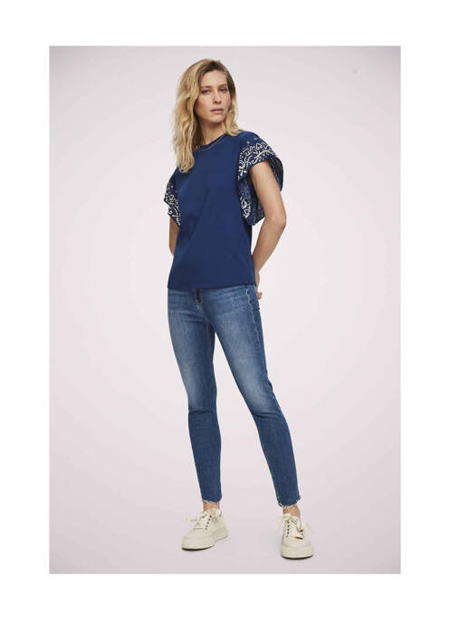 Blugi cu croială dreaptă albastru SCOTCH & SODA femeie