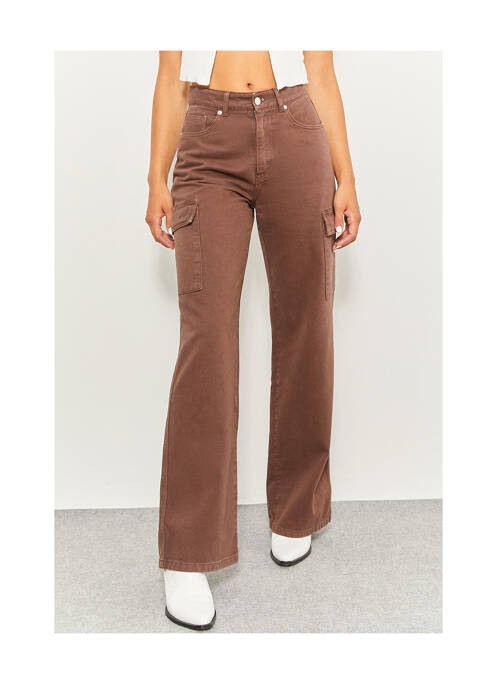 Pantalon cargo maro TALLY WEIJL femeie