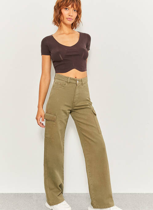 Pantalon cargo verde TALLY WEIJL femeie