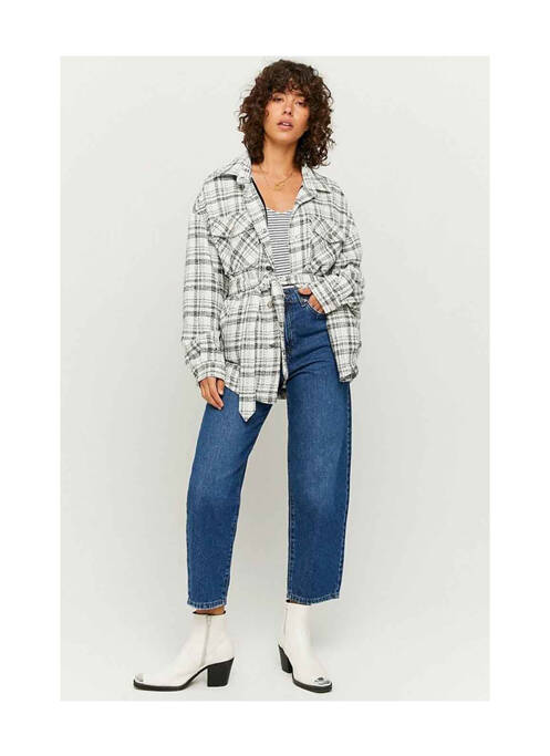 Blugi cu croială dreaptă albastru TALLY WEIJL femeie