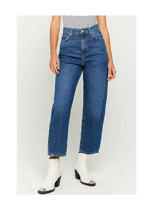 Blugi cu croială dreaptă albastru TALLY WEIJL femeie