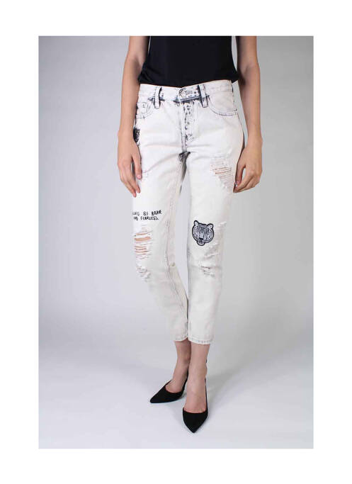 Blugi boyfriend gri TALLY WEIJL femeie