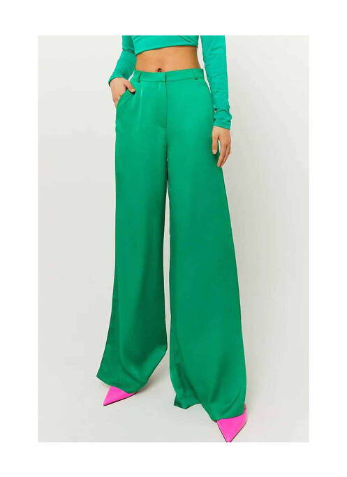 Pantalon evazat verde TALLY WEIJL femeie