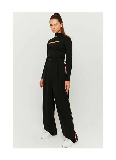 Pulover cu guler înalt negru TALLY WEIJL femeie