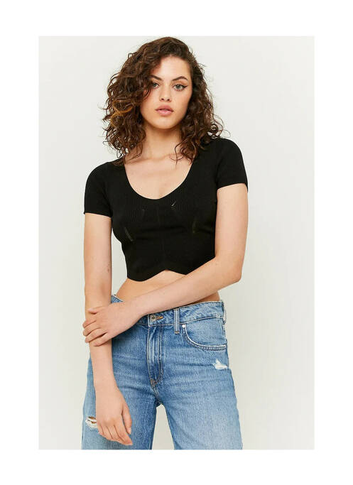 Tricou negru TALLY WEIJL femeie