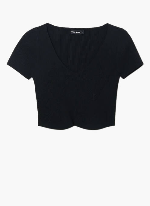 Tricou negru TALLY WEIJL femeie