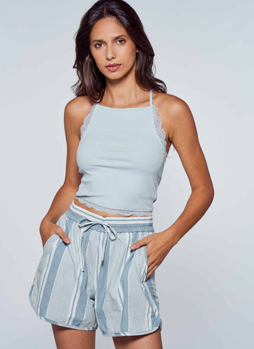 Top albastru TALLY WEIJL femeie