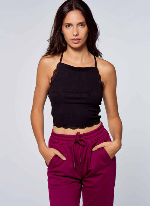 Top negru TALLY WEIJL femeie