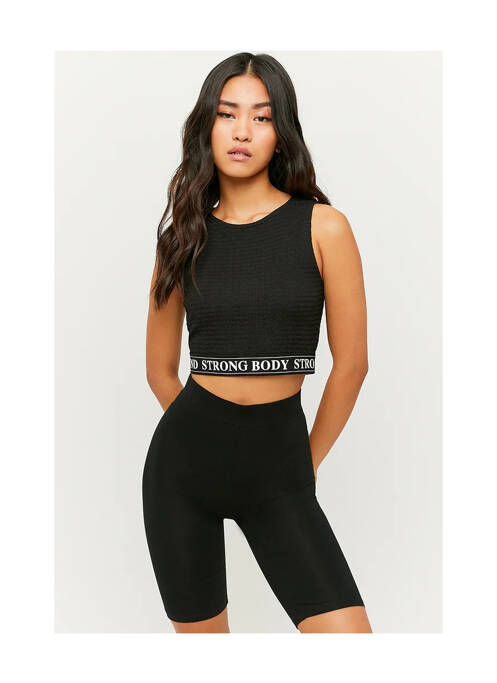 Top negru TALLY WEIJL femeie