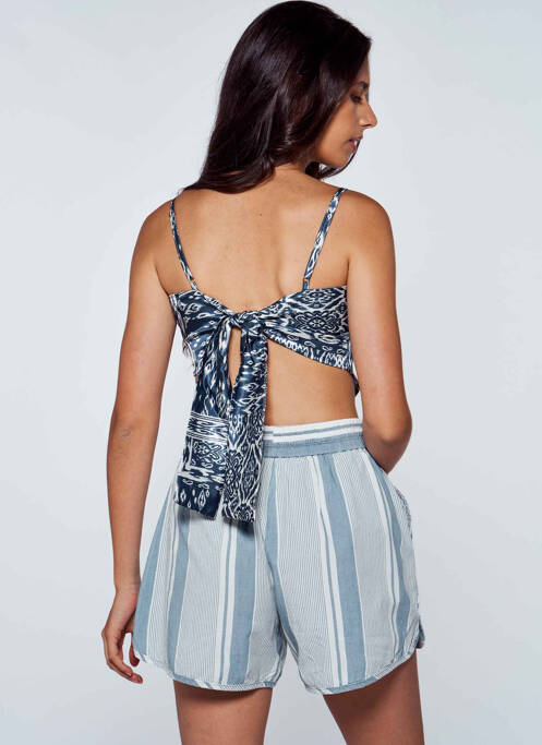 Top scurt albastru TALLY WEIJL femeie