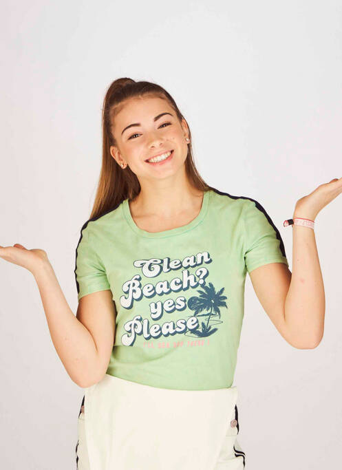 Tricou verde STIEN EDLUND femme