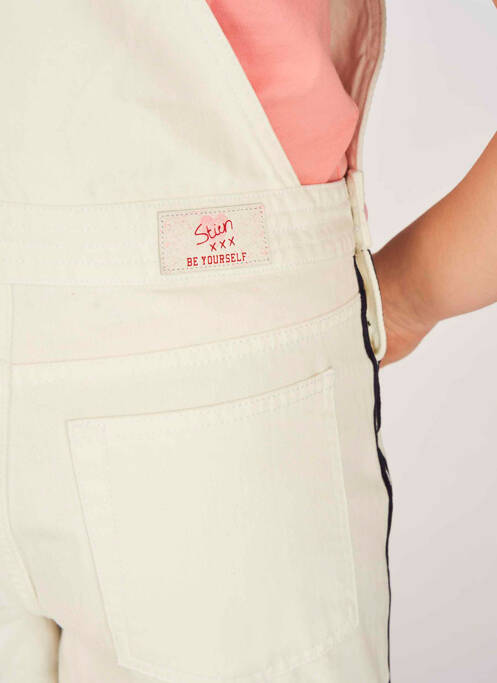 Salopetă scurtă alb STIEN EDLUND femeie