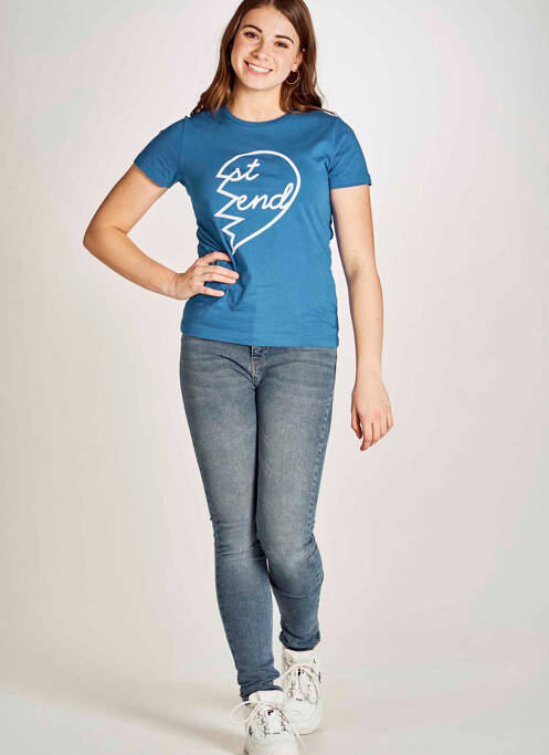 Tricou albastru STIEN EDLUND femeie