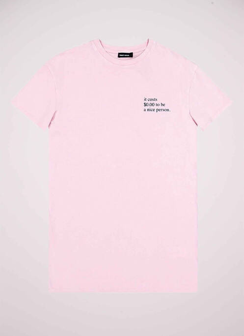 Tricou roz TALLY WEIJL femeie