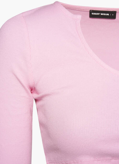 Tricou roz TALLY WEIJL femeie