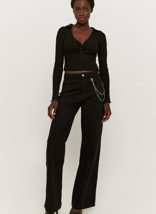 Polo negru TALLY WEIJL femeie