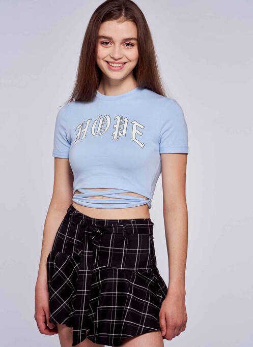 Tricou albastru TALLY WEIJL femeie