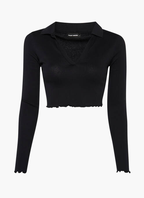 Tricou negru TALLY WEIJL femeie