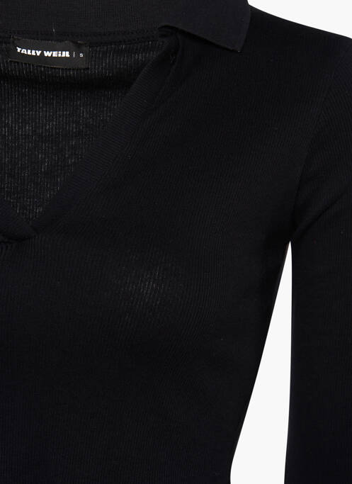 Tricou negru TALLY WEIJL femeie