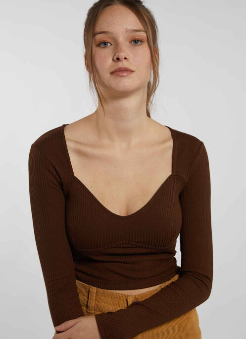 Tricou maro TALLY WEIJL femeie