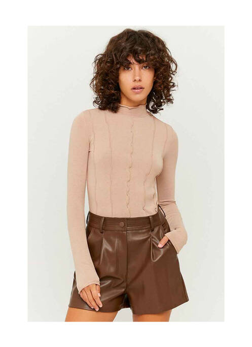 Tricou bej TALLY WEIJL femeie