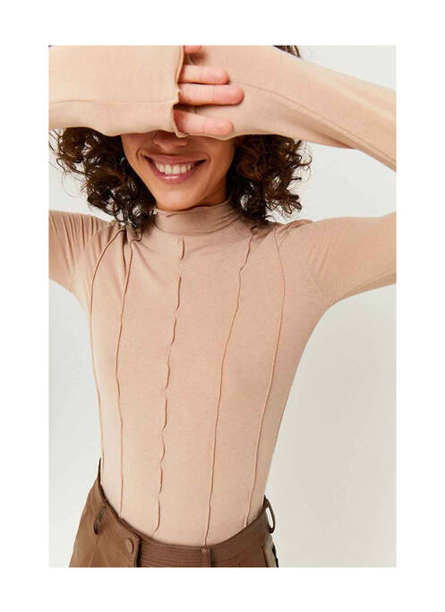 Tricou bej TALLY WEIJL femeie