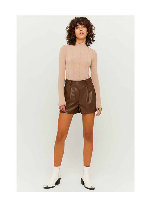 Tricou bej TALLY WEIJL femeie