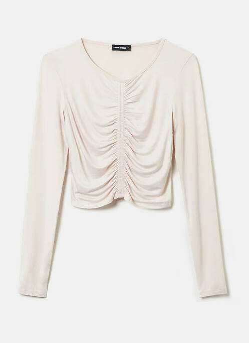 Tricou bej TALLY WEIJL femeie