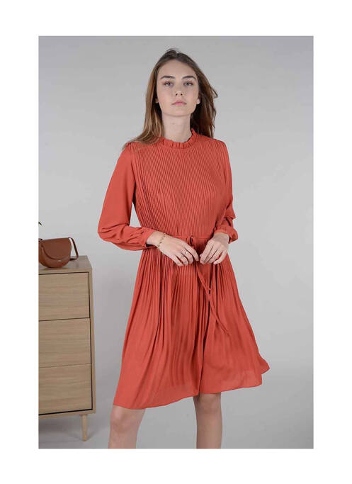 Rochie midi portocaliu MOLLY BRACKEN femeie