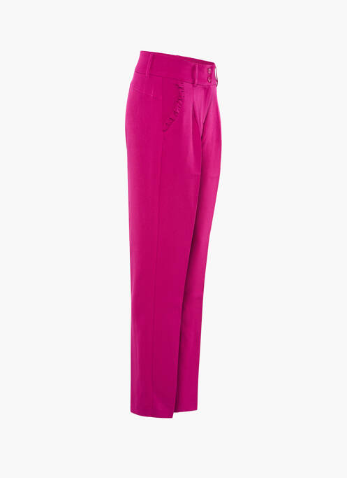 Pantalon drept roz MOLLY BRACKEN femeie