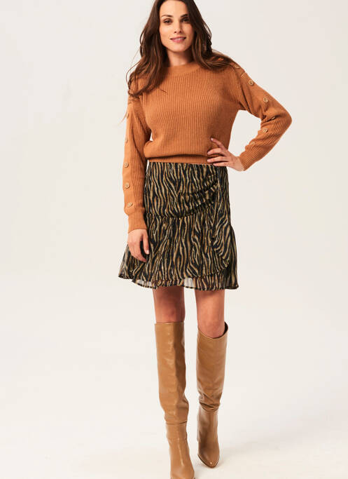 Fustă scurtă verde GARCIA femeie