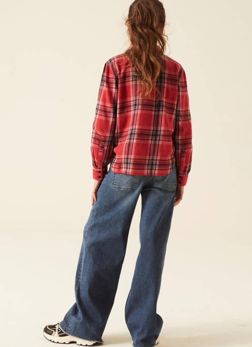 Cămașă cu mâneci lungi roșu GARCIA fată