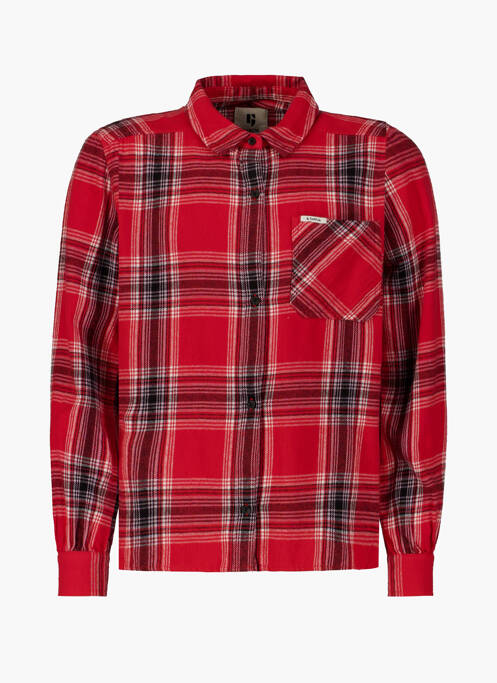 Cămașă cu mâneci lungi roșu GARCIA fată