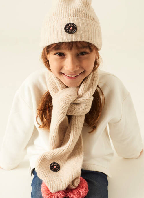 Eșarfă bej GARCIA fată