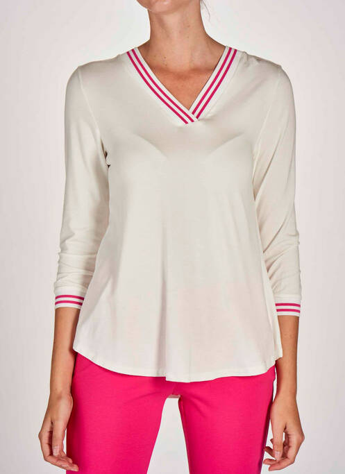 Top alb BELLITA femeie