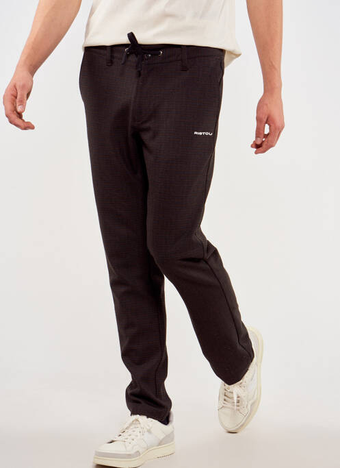 Pantalon chino maro TOURIST LEMC bărbat