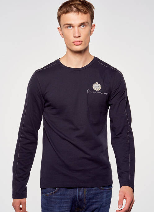 Tricou albastru TOURIST LEMC bărbat