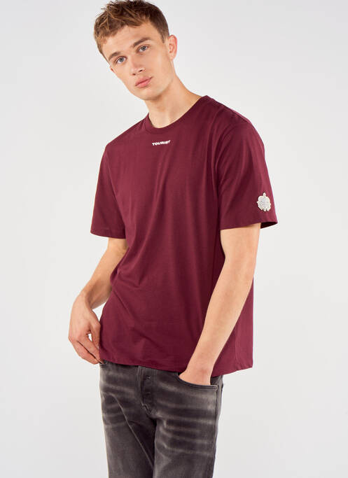 Tricou roșu TOURIST LEMC bărbat