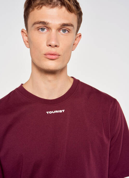 Tricou roșu TOURIST LEMC bărbat