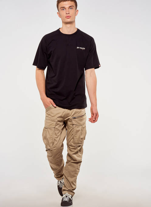 Tricou negru TOURIST LEMC bărbat