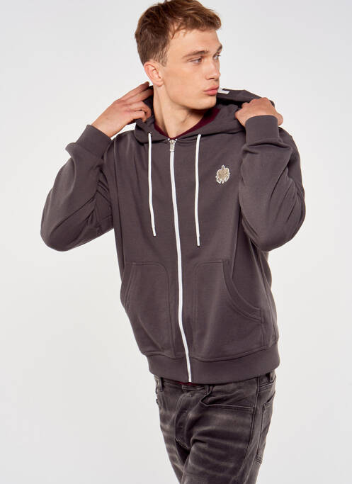 Hanorac cu glugă gri TOURIST LEMC bărbat